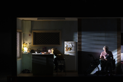 Production photography by Pia Johnson / Featuring Sherry-Lee Watson and Richard Piper
