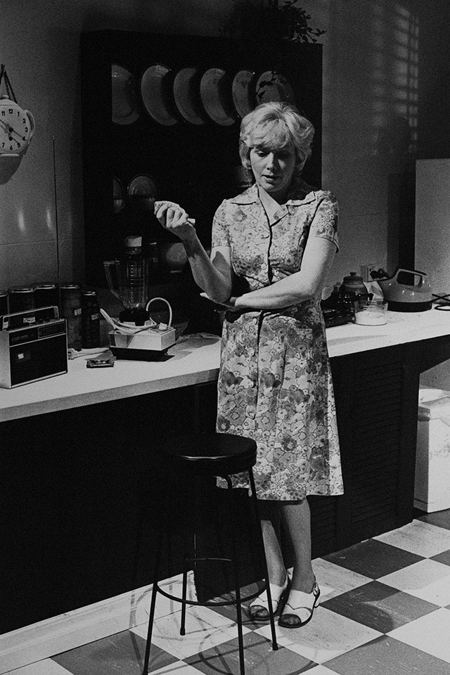 Production still for "Roma". Maggie Millar as Roma. Photographer: Jeff Busby