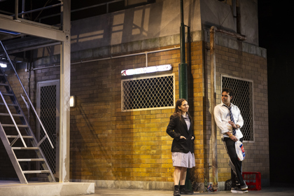 Production photography by Pia Johnson / Featuring Sherry-Lee Watson and Theo Clarke