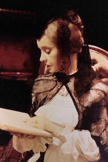 Production still for "An Evening with Queen Victoria". Prunella Scales as Queen Victoria. Photographer: Unknown