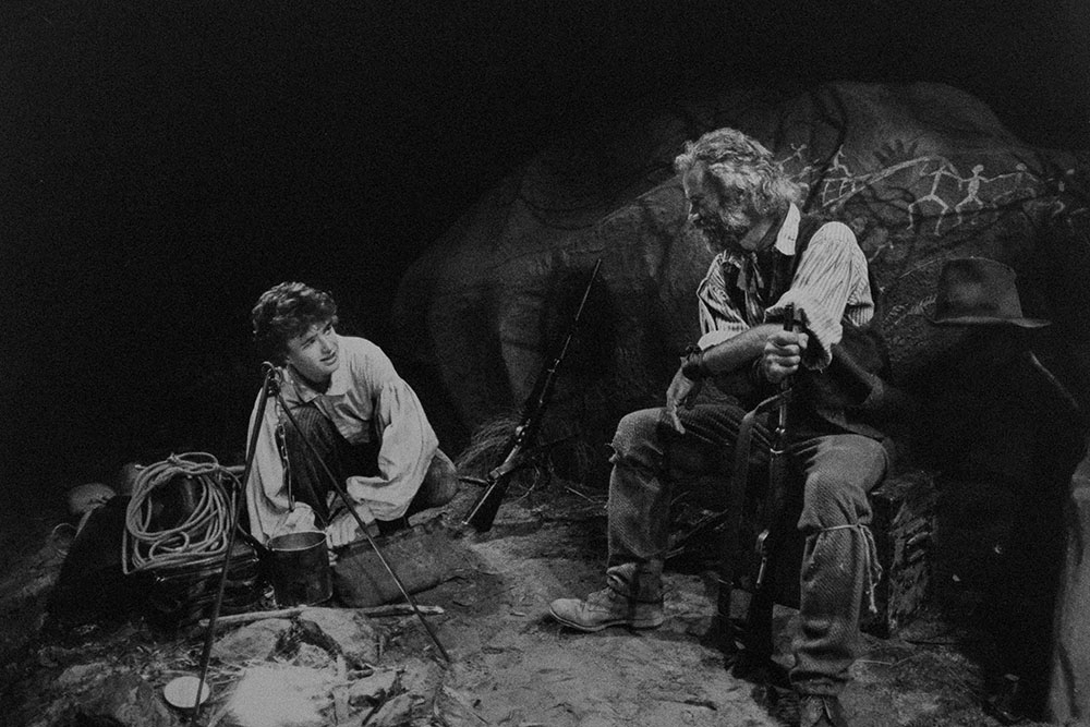 Production still for "Black Rabbit". L-R: Matt Day as Stanley, David Bradshaw as Archie. Photographer: Jeff Busby