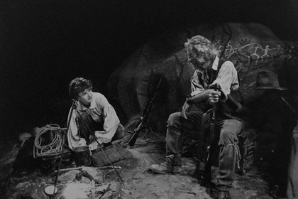 Production still for "Black Rabbit". L-R: Matt Day as Stanley, David Bradshaw as Archie. Photographer: Jeff Busby