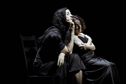 Production photography by Gianna Rizzo / Featuring Adam Noviello and Paul Capsis