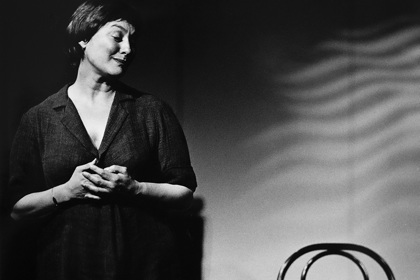 Production still for "Confidentially Yours". Deidre Rubenstein. Photographer: Jeff Busby