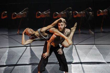 Production still for "247 Days". L-R: James Pham, Leif Helland. Photographer: Jeff Busby