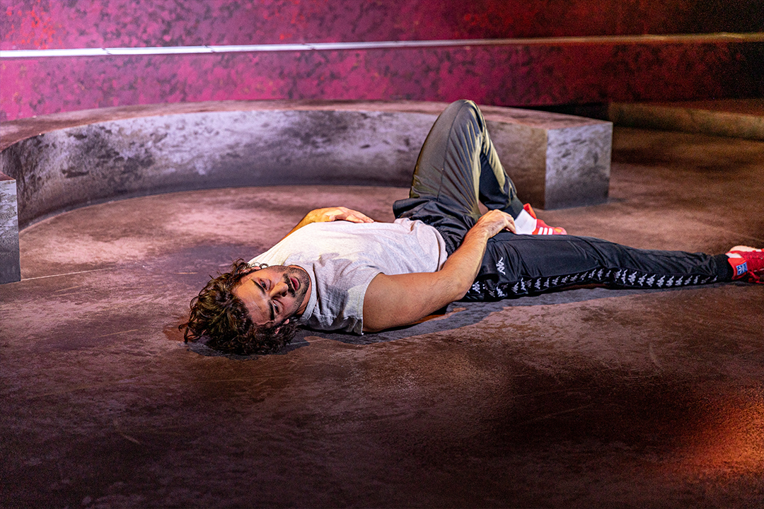 Production still for the 2023 Season of 'Loaded'. In Photo: Danny Ball. Photographer: Tamarah Scott