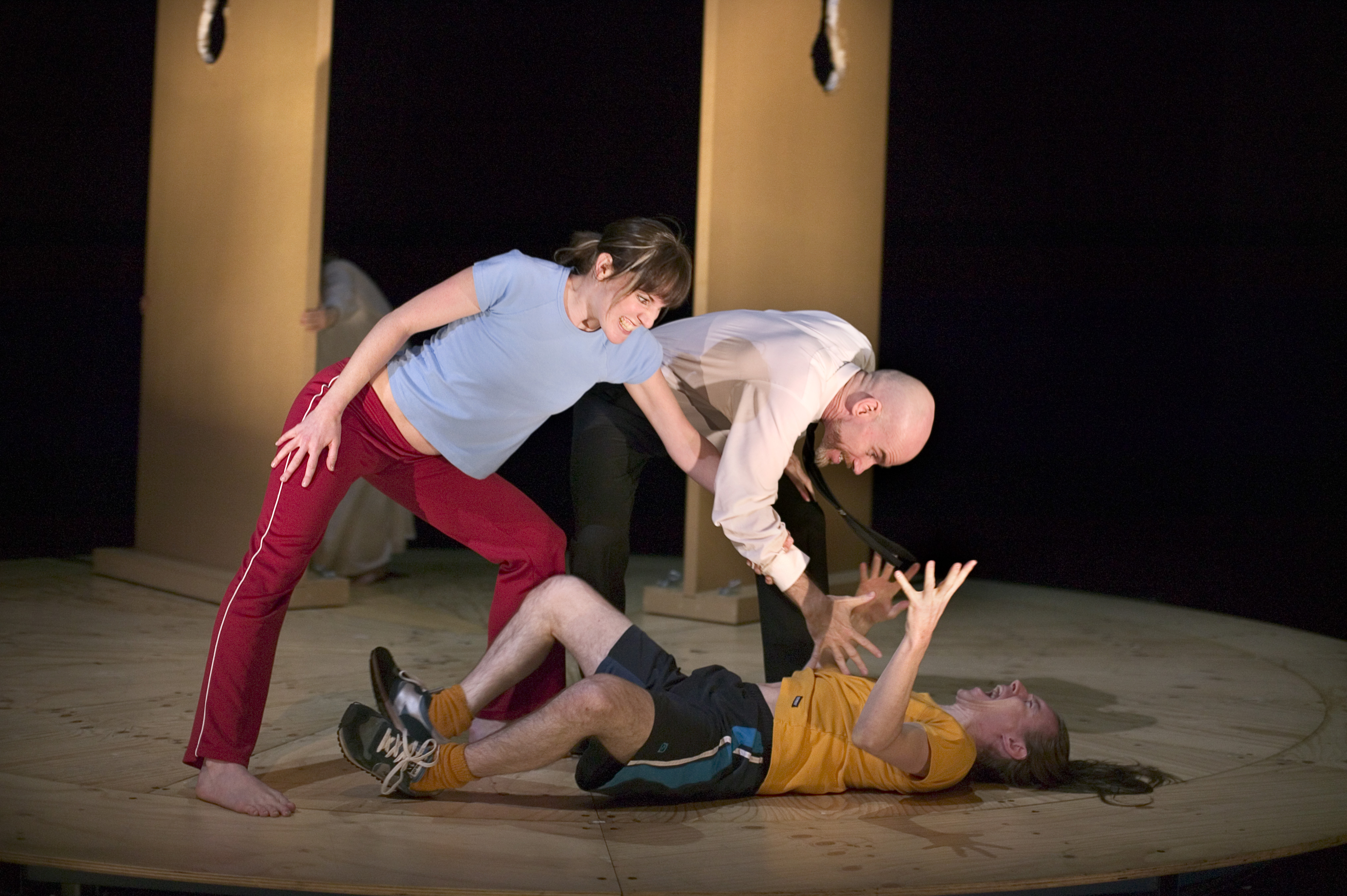 Production still for "Tense Dave". Photographer: Basil Childers