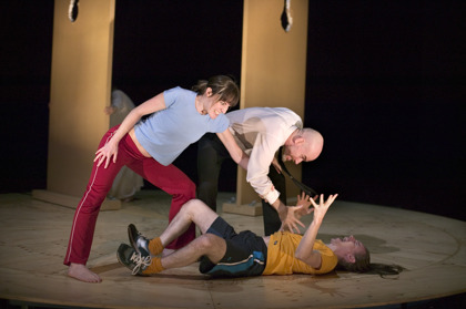 Production still for "Tense Dave". Photographer: Basil Childers