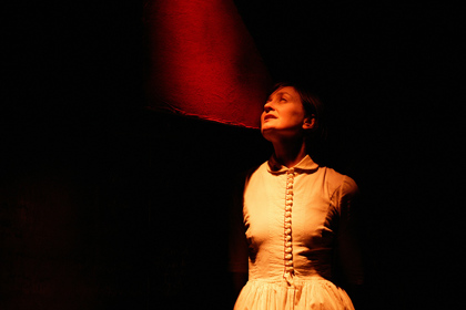 Production still for "Alias Grace". Caroline Lee as Grace Marks. Photographer: Lisa Tomasetti