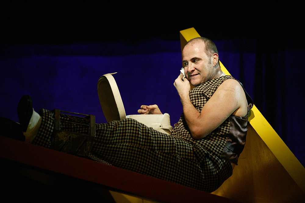 Production still for "Not Like Beckett". Russell Dykstra as Walter Walloon Beckett. Photographer: Lisa Tomasetti