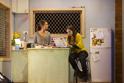 Production photography by Pia Johnson / Featuring Kat Stewart and Sherry-Lee Watson