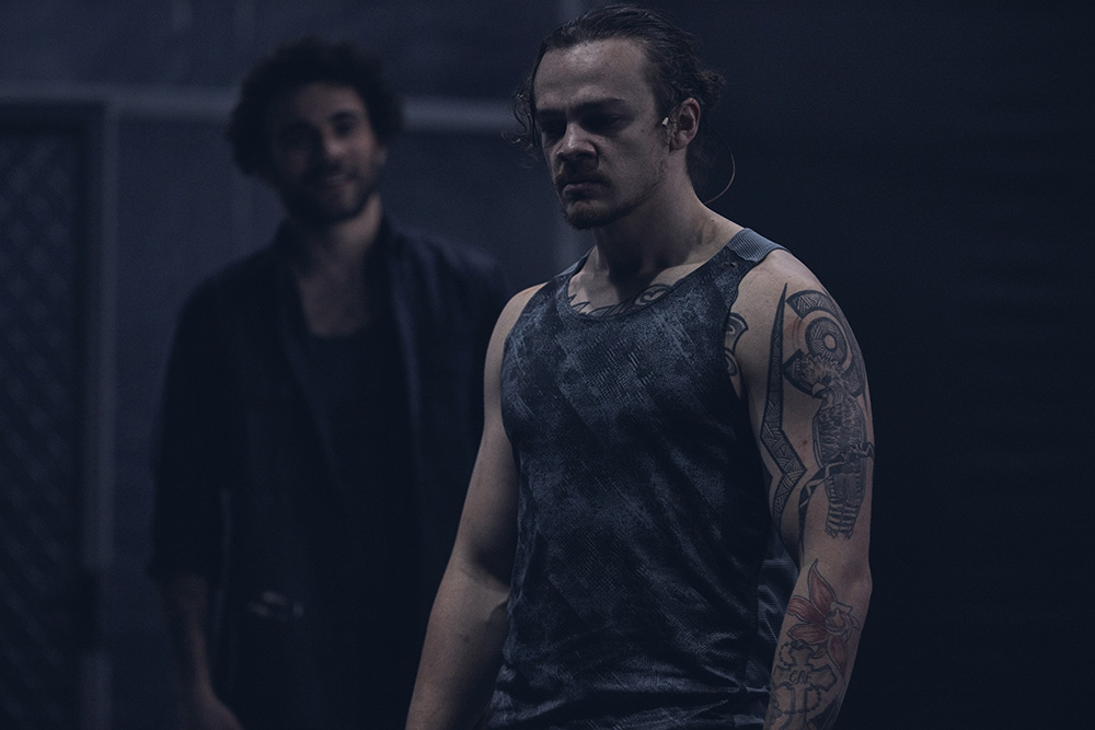 Production still for "Brothers Wreck". L-R: Nelson Baker, Dion Williams. Photographer: Tim Grey