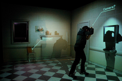 Production still for "Half-Real". David Heinrich. Photographer: Steve Tilling