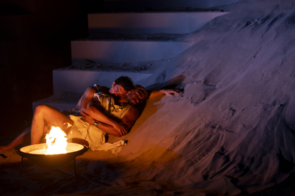 Production photography from TROY (2025) / Photographer: Pia Johnson / Featuring: Danny Ball & Lyndon Watts