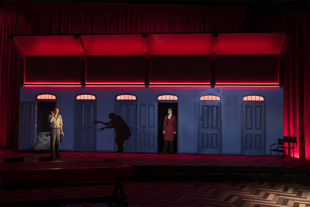 Production still for the 2023 Season of 'Nosferatu.' In photo: Keegan Joyce, Jacob Collins-Levy. Photographer: Pia Johnson