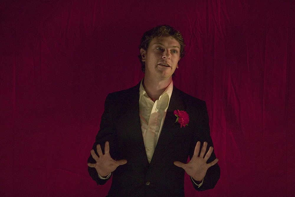 Production still for "The Ham Funeral". Dan Spielman. Photographer: Lisa Tomasetti