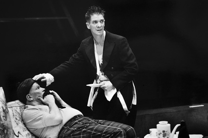 Production still for "The Prodigal Son". L-R: Russell Kiefel, Syd Brisbane. Photographer: Jeff Busby 