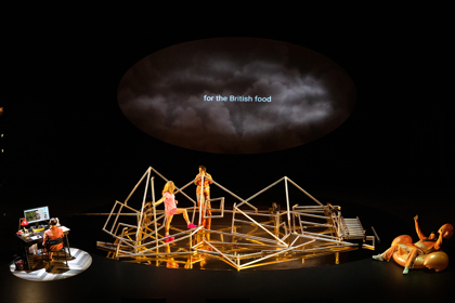 Photographer: Jeff Busby. Simon Laherty, Bron Batten, Sarah Mainwaring, and Scott Price.