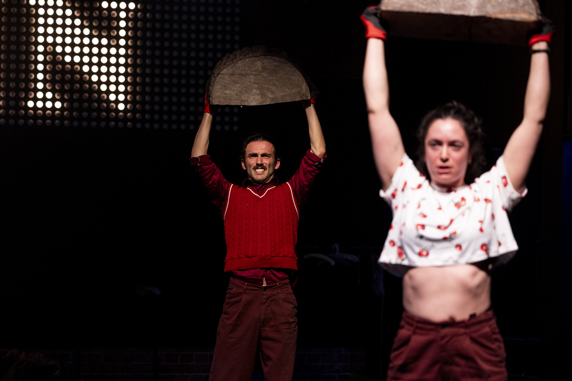 Production photography from The Orchard / Photographer: Pia Johnson / Featuring: Dominic Weintraub and Ava Campbell