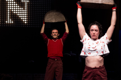 Production photography from The Orchard / Photographer: Pia Johnson / Featuring: Dominic Weintraub and Ava Campbell