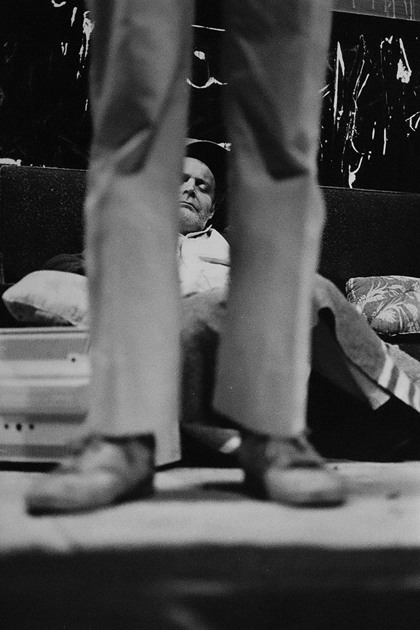 Production still for "Buried Child". Robin Cuming as Dodge. Photographer: Jeff Busby