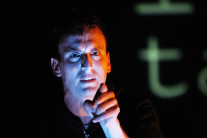 Production still for "I Love You Bro". Ash Flanders. Photographer: Jeff Busby