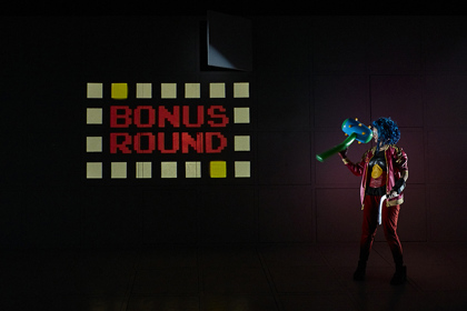 Production still for "Blackie Blackie Brown: Traditional Owner of Death". Tahlee Fereday. Photographer: Tim Grey