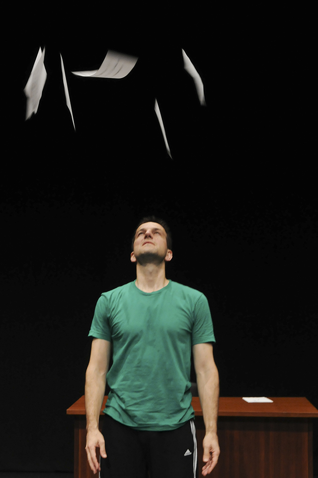 Production still for "Faker". Gideon Obarzanek. Photographer: Heidrun Löhr