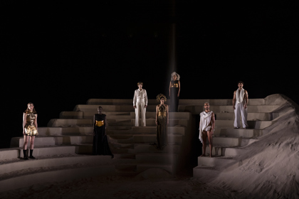 Production photography from TROY (2025) / Photographer: Pia Johnson / Featuring: Cast of TROY