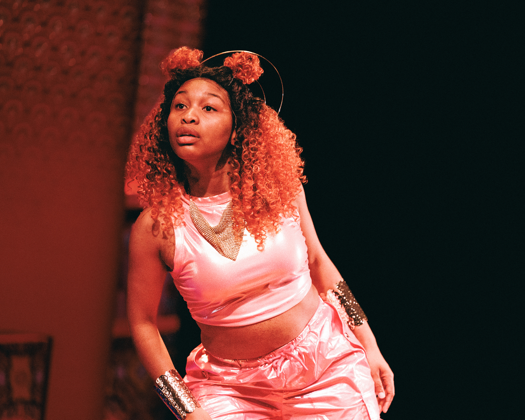 Production Photography from WHO NO KNO GO KNO (2024). Photographer: Wani Toaishara. In photograph: Masego Pitso