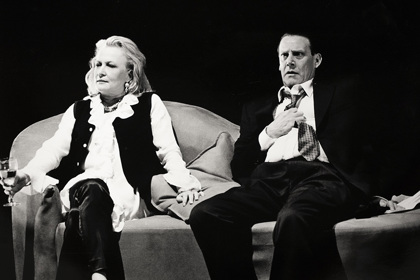 Production still for "Post Felicity". L-R: Kate Fitzpatrick as Madeleine James, D.J. Foster as Kurt Arrons. Photographer: Jeff Busby