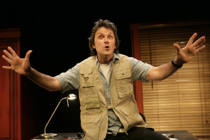 Production still for the return season of "The Pitch". Peter Houghton as Walter Weinermann. Photographer: Jeff Busby