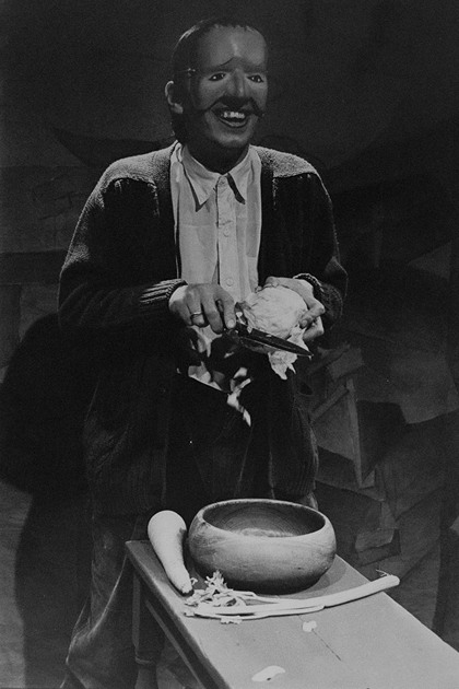 Publicity still for "Bertolt Brecht Leaves Los Angeles". William Zappa as Brecht. Photographer: Jeff Busby