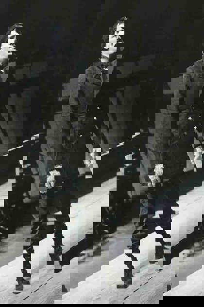 Production still for "Cho Cho San". Danny Nash as Pinkerton. Photographer: Jeff Busby