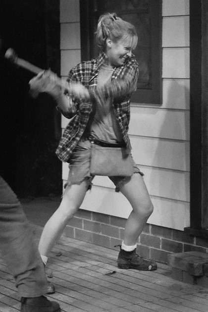Production still for "Gary's House". Ailsa Piper as Christine. Photographer: Unknown